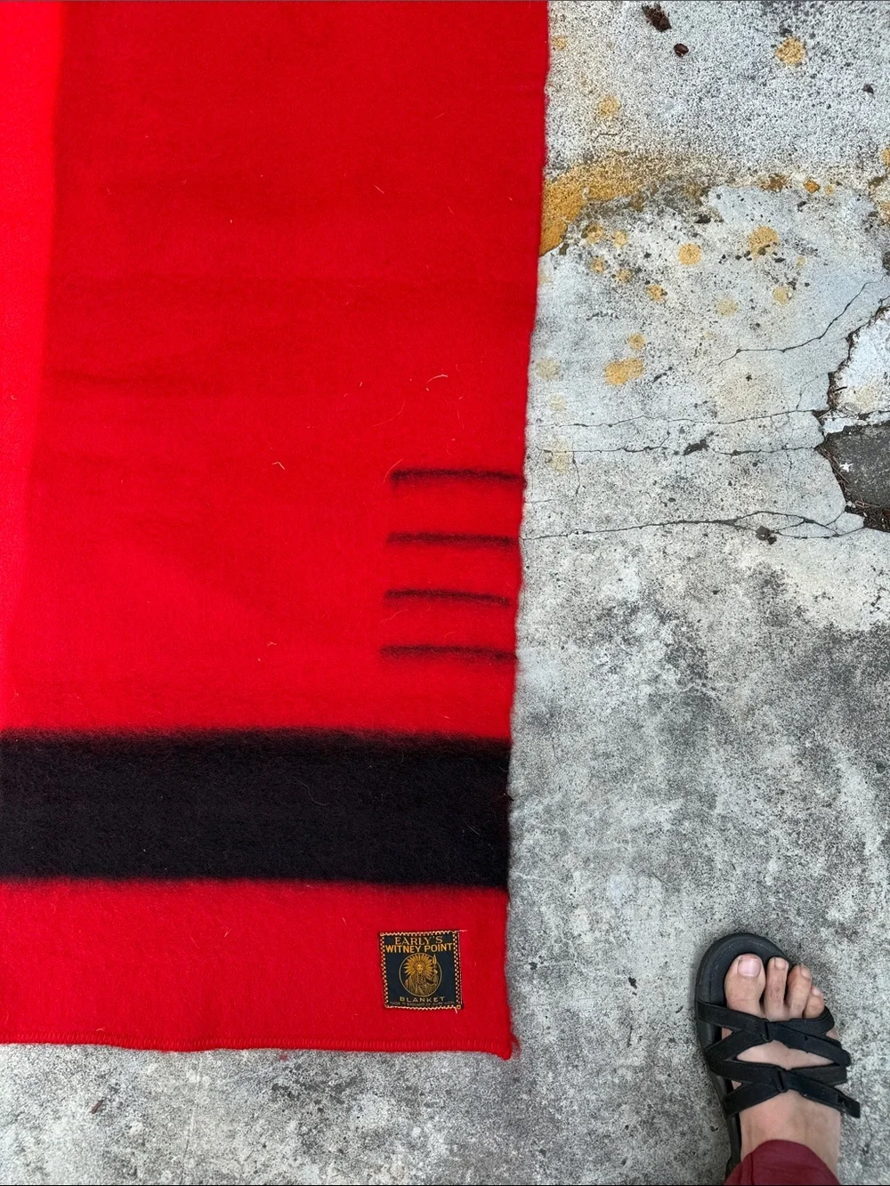 Early’s Witney Point wool queen sized blanket